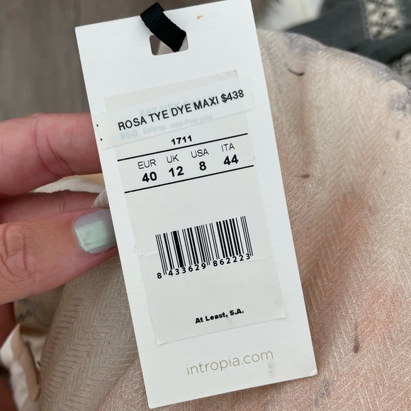 NWT Intropia Rosa Tye Dye Maxi Dress - Picture 2 of 16